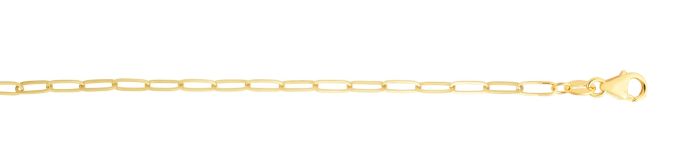 14K 3.5mm Paperclip Chain | Royal Chain Group