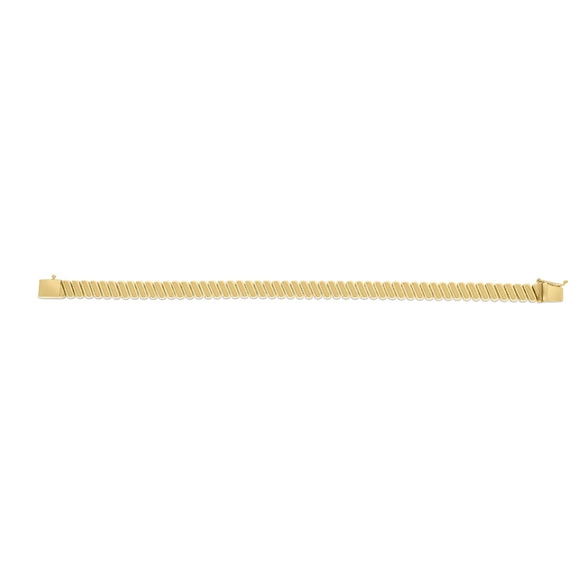 14K Gold Rib Link Chain | Royal Chain Group