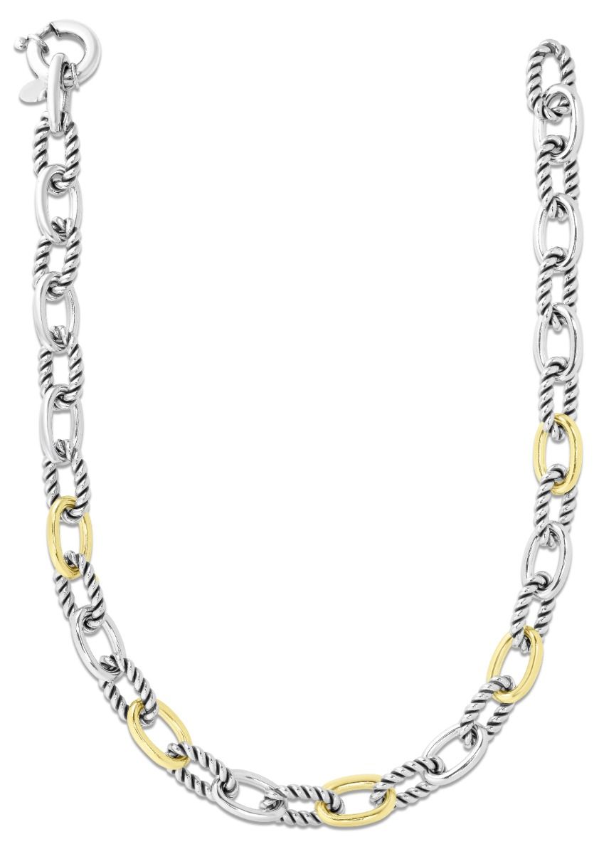 paperclip cable-link necklace