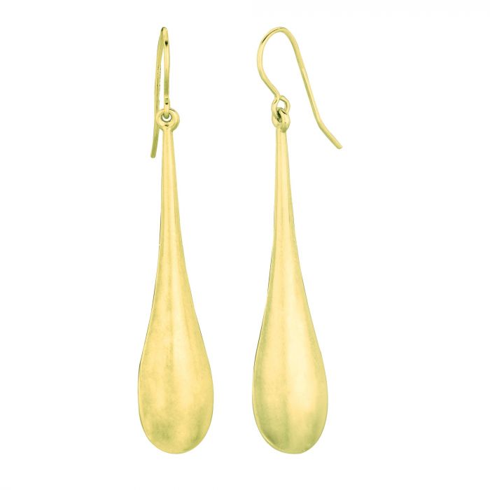 ER1689 14K Large Graduated Tear Drop Earring | Royal Chain Group