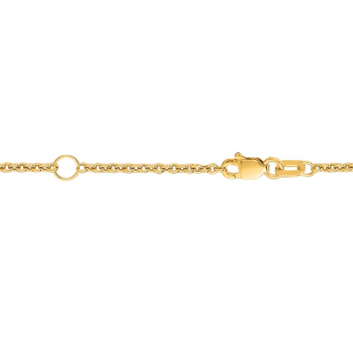 18k gold cable chain