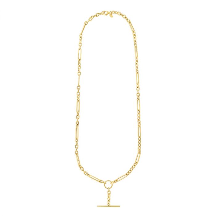 14k toggle necklace