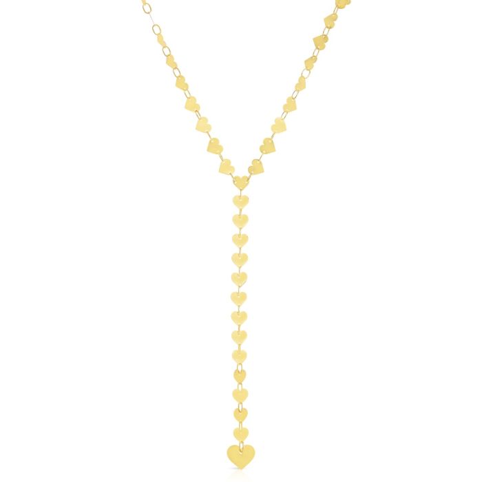 heart lariat necklace