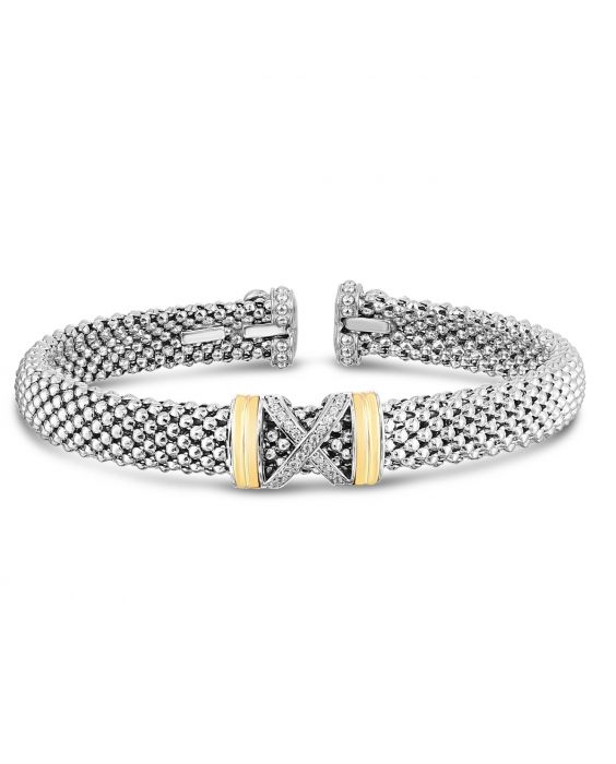 Phillip gavriel silver store and diamond bracelet