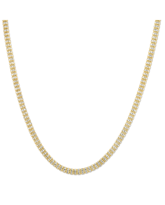 10K popular Gold 1.8mm Solid Diamond Cut Royal Rope Chain with Lobster Lock