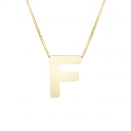 Karat Rush 14K Gold Initial F Necklace