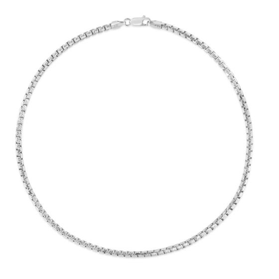 agrt070 Sterling Silver 3.9mm Rockstar Cut Round Box Chain | Royal ...