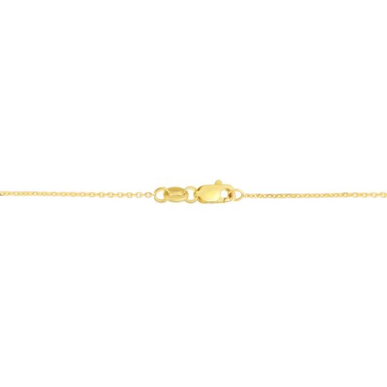 CAB025 14K Gold 0.8mm Diamond Cut Cable Chain | Royal Chain Group